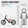 image:imageSEREED Toddler Balance Bike 2 Year Old No Pedal Kids Bicycle Toys for 25 Years Old ToolFree Adjustment Customize Plate with Stickers Gift for 23 Boys Girls WhiteBlack