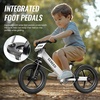 image:imageSEREED Toddler Balance Bike 2 Year Old No Pedal Kids Bicycle Toys for 25 Years Old ToolFree Adjustment Customize Plate with Stickers Gift for 23 Boys Girls WhiteWhite