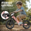 image:imageSEREED Toddler Balance Bike 2 Year Old No Pedal Kids Bicycle Toys for 25 Years Old ToolFree Adjustment Customize Plate with Stickers Gift for 23 Boys Girls WhitePink