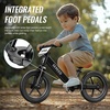 image:imageSEREED Toddler Balance Bike 2 Year Old No Pedal Kids Bicycle Toys for 25 Years Old ToolFree Adjustment Customize Plate with Stickers Gift for 23 Boys Girls WhiteBlack