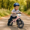 image:imageSEREED Toddler Balance Bike 2 Year Old No Pedal Kids Toy Bike for 25 Years Old ToolFree Adjustment Gift for 23 Girls Customize Plate with 3pcs Stickers BlackPink