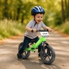 image:imageSEREED Toddler Balance Bike 2 Year Old No Pedal Kids Toy Bike for 25 Years Old ToolFree Adjustment Gift for 23 Girls Customize Plate with 3pcs Stickers BlackGreen