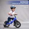 image:imageSEREED Toddler Balance Bike 2 Year Old No Pedal Kids Toy Bike for 25 Years Old ToolFree Adjustment Gift for 23 Girls Customize Plate with 3pcs Stickers BlackBlue