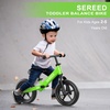 image:imageSEREED Toddler Balance Bike 2 Year Old No Pedal Kids Toy Bike for 25 Years Old ToolFree Adjustment Gift for 23 Girls Customize Plate with 3pcs Stickers BlackGreen