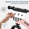 image:imageSEREED Toddler Balance Bike 2 Year Old No Pedal Kids Toy Bike for 25 Years Old ToolFree Adjustment Gift for 23 Girls Customize Plate with 3pcs Stickers BlackPink