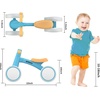 image:imageSEREED Baby Balance Bike for 1 Year Old Boys Girls 1224 Month Toddler Balance Bike 4 Wheels Toddler First Bike First Birthday GiftsBlue