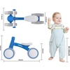 image:imageSEREED Baby Balance Bike for 1 Year Old Boys Girls 1224 Month Toddler Balance Bike 4 Wheels Toddler First Bike First Birthday GiftsBlue New