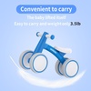image:imageSEREED Baby Balance Bike for 1 Year Old Boys Girls 1224 Month Toddler Balance Bike 4 Wheels Toddler First Bike First Birthday GiftsBlue New