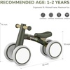 image:imageSEREED Baby Balance Bike for 1 Year Old Boys Girls 1224 Month Toddler Balance Bike 4 Wheels Toddler First Bike First Birthday GiftsCamo