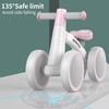 image:imageSEREED Baby Balance Bike for 1 Year Old Boys Girls 1224 Month Toddler Balance Bike 4 Wheels Toddler First Bike First Birthday GiftsPink