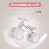 image:imageSEREED Baby Balance Bike for 1 Year Old Boys Girls 1224 Month Toddler Balance Bike 4 Wheels Toddler First Bike First Birthday GiftsPink