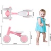image:imageSEREED Baby Balance Bike for 1 Year Old Boys Girls 1224 Month Toddler Balance Bike 4 Wheels Toddler First Bike First Birthday GiftsPink New