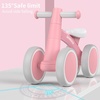 image:imageSEREED Baby Balance Bike for 1 Year Old Boys Girls 1224 Month Toddler Balance Bike 4 Wheels Toddler First Bike First Birthday GiftsPink New