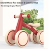 image:imageSEREED Baby Balance Bike for 1 Year Old Boys Girls 1224 Month Toddler Balance Bike 4 Wheels Toddler First Bike First Birthday GiftsRed