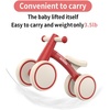 image:imageSEREED Baby Balance Bike for 1 Year Old Boys Girls 1224 Month Toddler Balance Bike 4 Wheels Toddler First Bike First Birthday GiftsRed