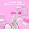 image:imageSEREED Baby Balance Bike for 1 Year Old Boys Girls 1224 Month Toddler Balance Bike 4 Wheels Toddler First Bike First Birthday GiftsRose red