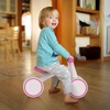 image:imageSEREED Baby Balance Bike for 1 Year Old Boys Girls 1224 Month Toddler Balance Bike 4 Wheels Toddler First Bike First Birthday GiftsRose red