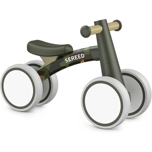 image:imageSEREED Baby Balance Bike for 1 Year Old Boys Girls 1224 Month Toddler Balance Bike 4 Wheels Toddler First Bike First Birthday GiftsCamo