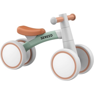 image:imageSEREED Baby Balance Bike for 1 Year Old Boys Girls 1224 Month Toddler Balance Bike 4 Wheels Toddler First Bike First Birthday GiftsGreen