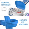 image:imageSEREED Colorful Lighting Toddler Tricycle for 25 Years Old Boys Adjustable SeatampHandlebar Trike Removable Basket Birthday Gift Idea for Kids Ages 2 BlackBlue
