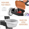 image:imageSEREED Colorful Lighting Toddler Tricycle for 25 Years Old Boys Girls Adjustable SeatampHandlebar Trike Removable Basket Birthday Gift Idea for Kids Ages 2 RedBlack
