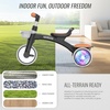 image:imageSEREED Colorful Lighting Toddler Tricycle for 25 Years Old Boys Girls Adjustable SeatampHandlebar Trike Removable Basket Birthday Gift Idea for Kids Ages 2 RedBlack